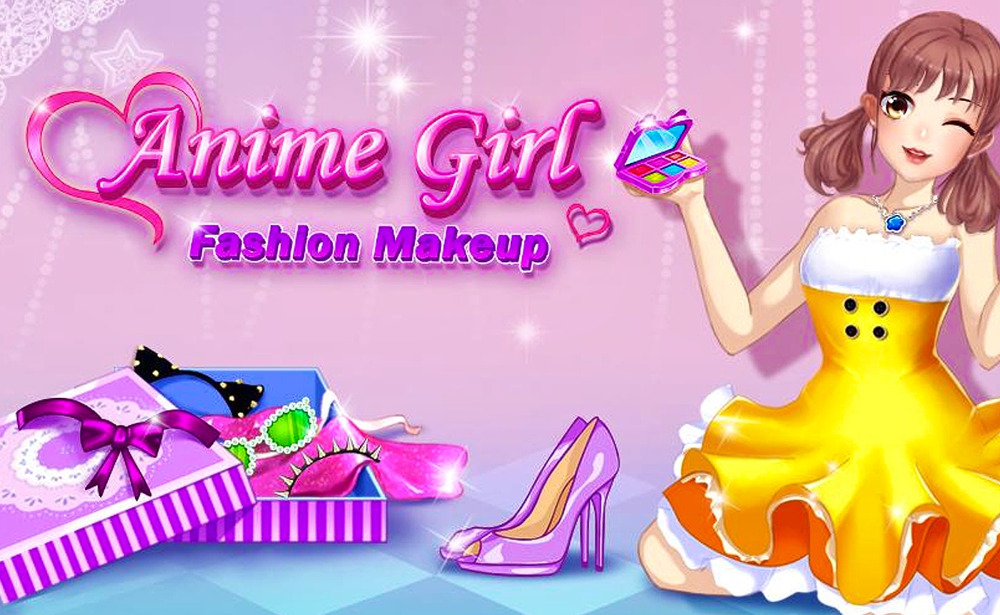 Anime Girl Fashion Make Up Enhanced