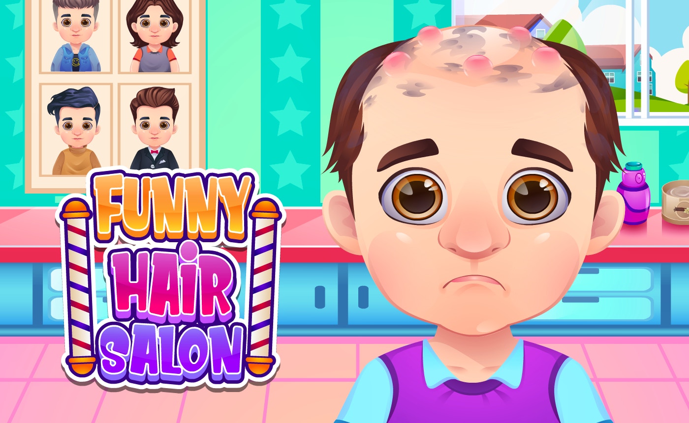 Enhanced Funny Hair Salon